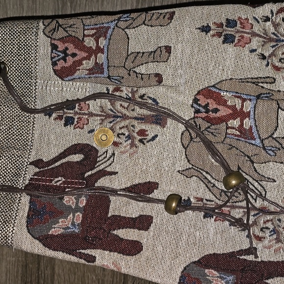 Embroidery Elephant Backpack - Picture 6 of 8